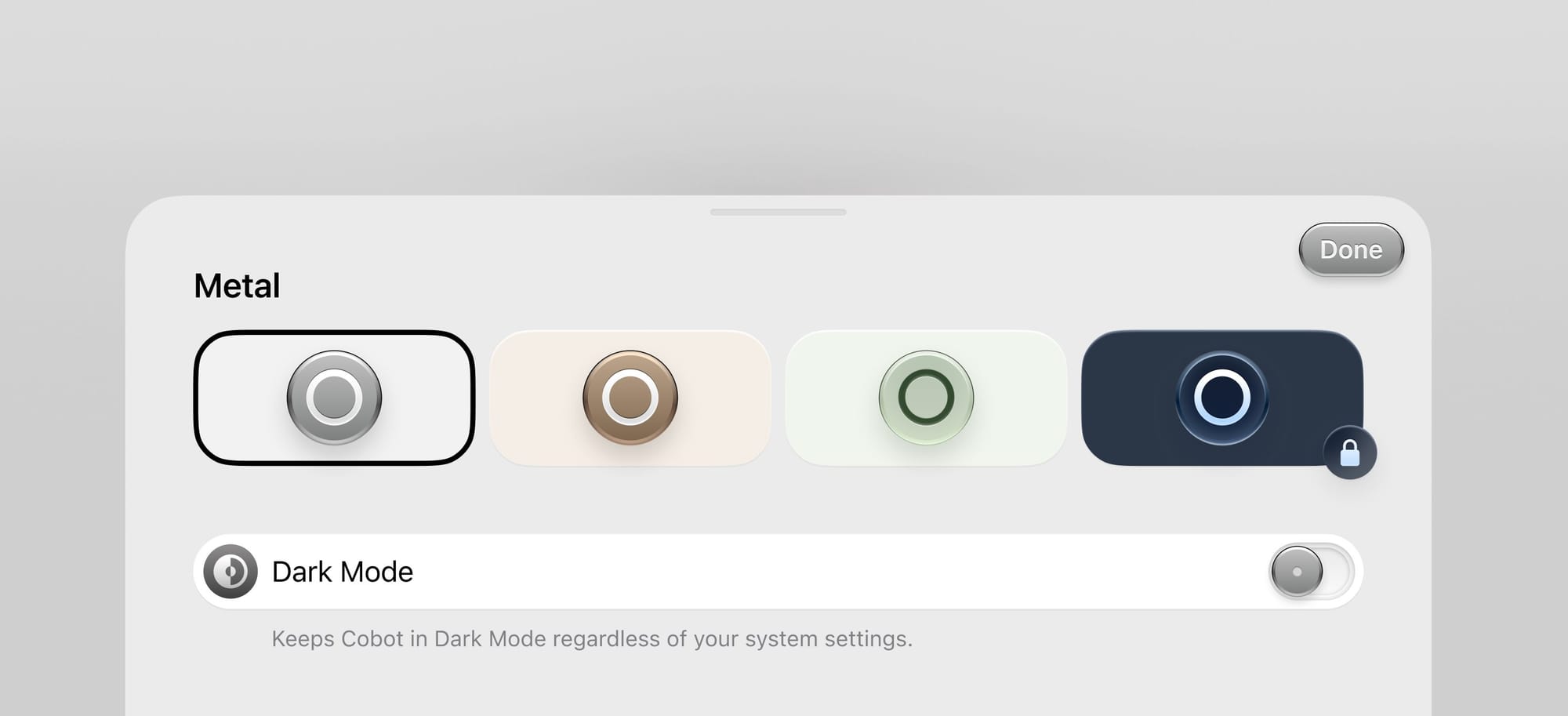 Sometimes a button just wants to look like a button